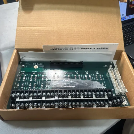 Opto 22 PB32HQ 32-channel mounting rack board in its shipping carton