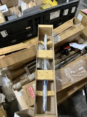 Chiron ball screw wrapped and crated on a timber pallet